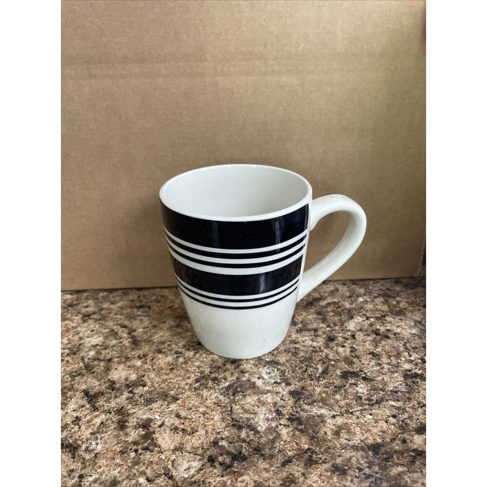 Royal‎ Norfolk Banded Black and White Coffee Mug